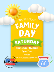 Marshall County Family Day @ Mike Miller Park